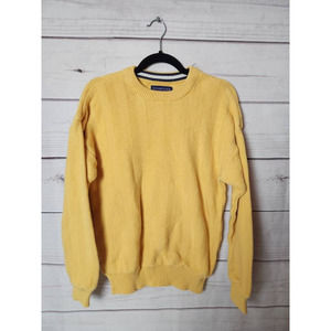 Roundtree & Yorke Yellow Crewneck Sweater